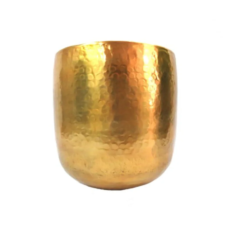 Modern brass wall art-Paradise Pot