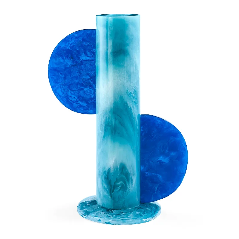 Elegant velvet wall art-Mustique Cylinder Vase