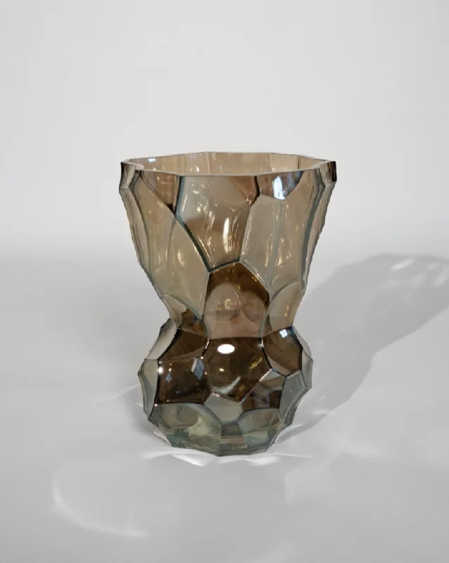 Modern acrylic wall art-Reflection Vase - Metallic