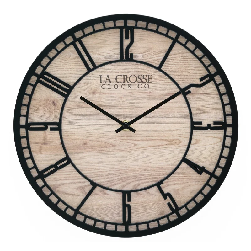 Minimalist gray table figurine-404-3629 11.5-inch Barrow Wall Clock