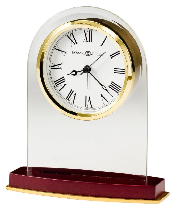 Elegant crystal vase centerpiece-Anson Tabletop Clock