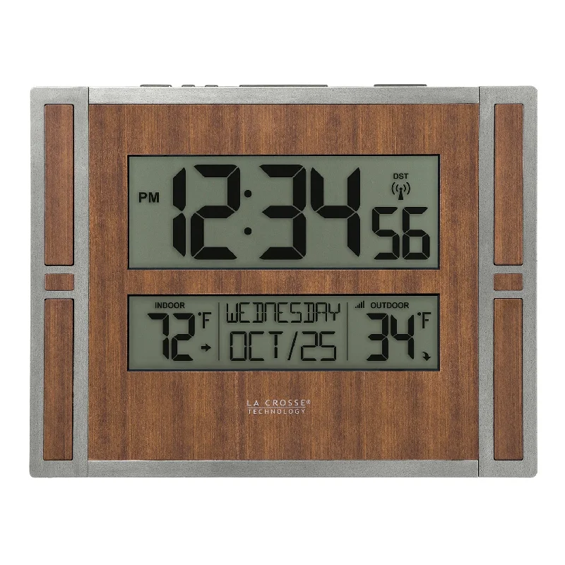 Rustic oak wall art-BBB86088V3 Digital Wall Clock