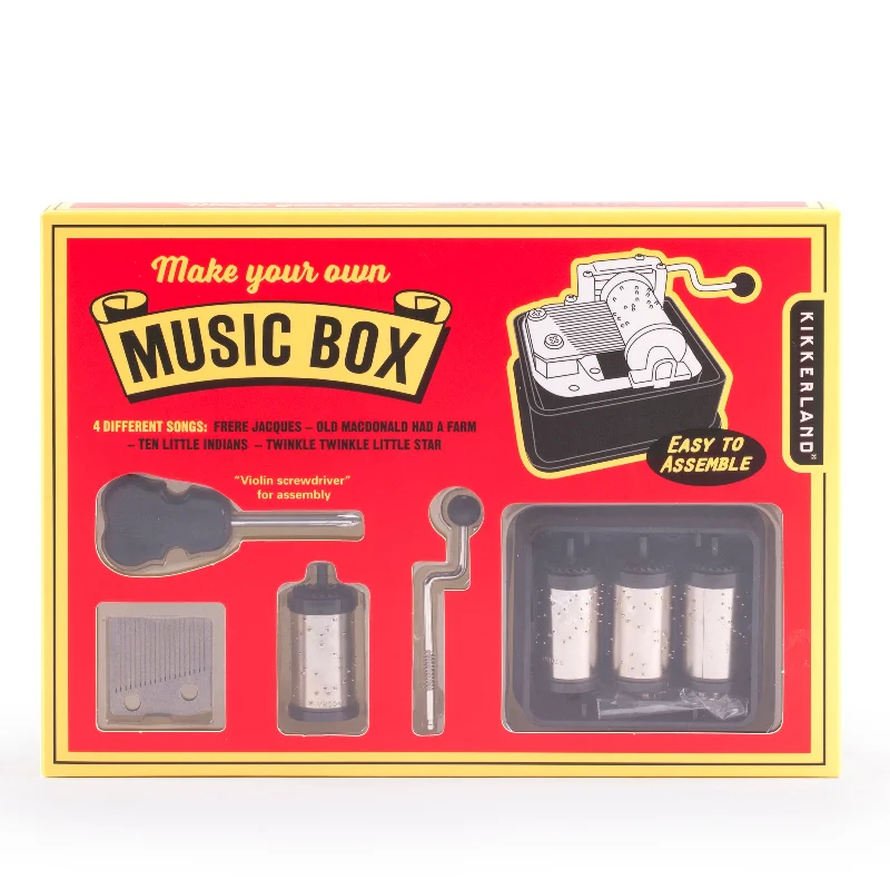 Modern acrylic wall art-Build Your Own Music Box Kit