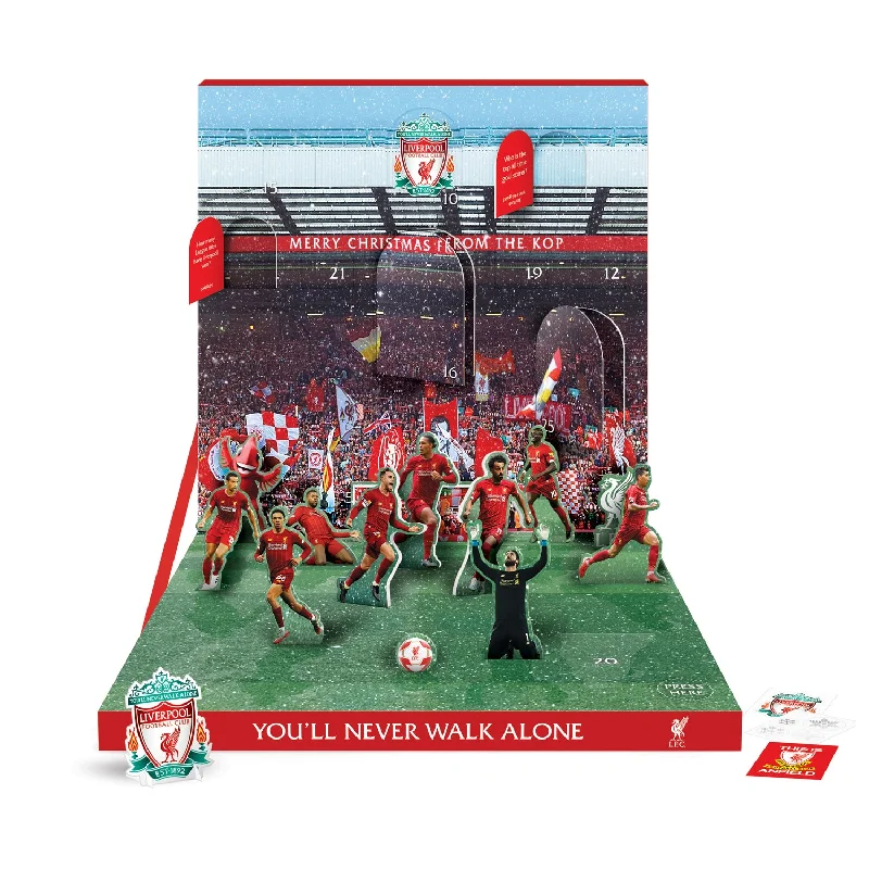 Large abstract wall panel-Official Liverpool Football Club Music Box Advent Calendar