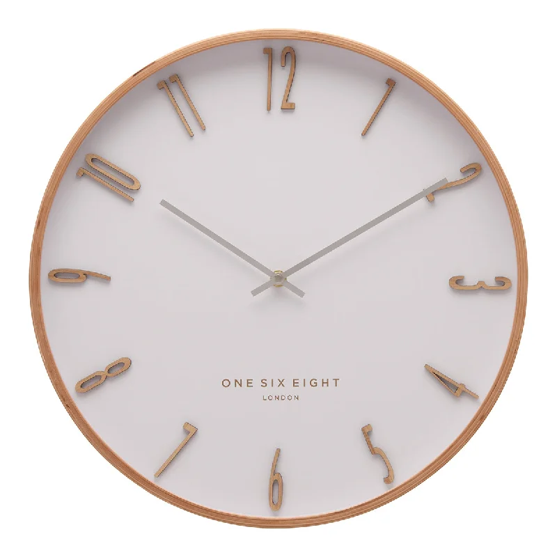 Elegant silk wall shelf-MASON 41cm Silent Wall Clock