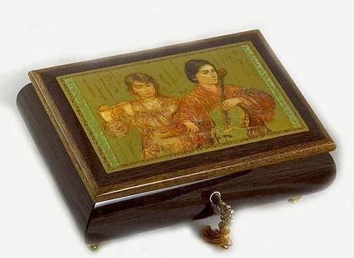 Elegant silk wall shelf-#139 Music Box