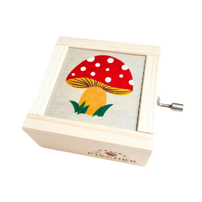 Small iron table figurine-Atelier Fischer Music Box · Mushroom