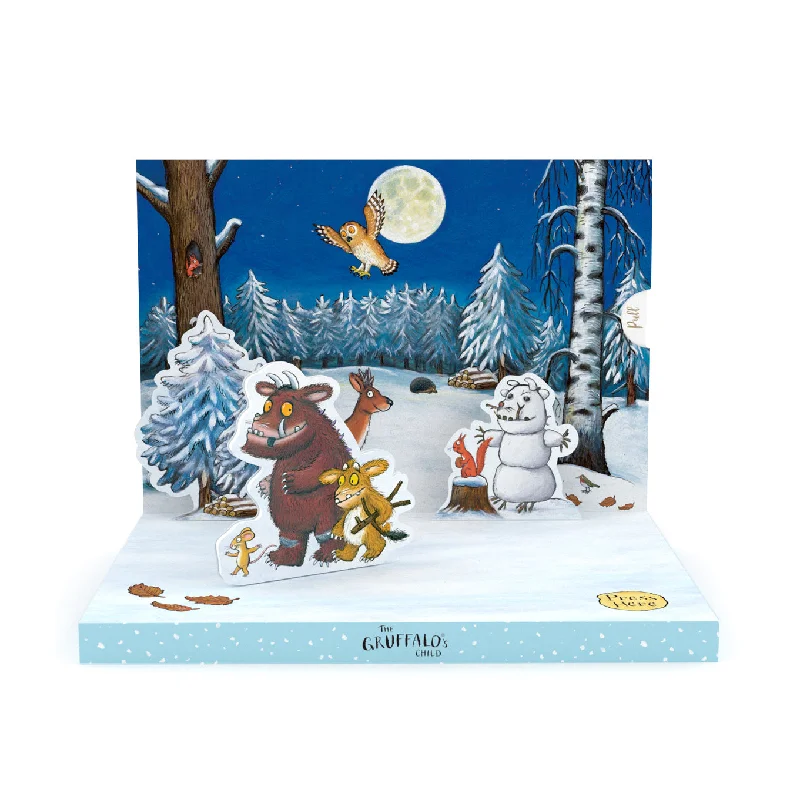 Modern steel wall art-The Gruffalo Music Box Card