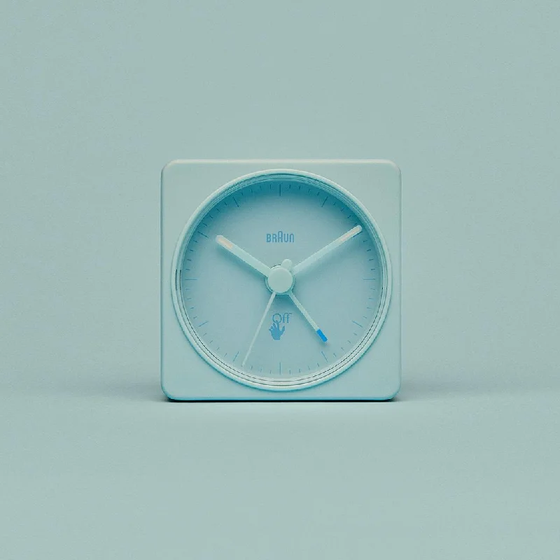 Contemporary ceramic wall shelf-BC02 Off-White™ x Braun limited edition classic travel analogue alarm clock - blue