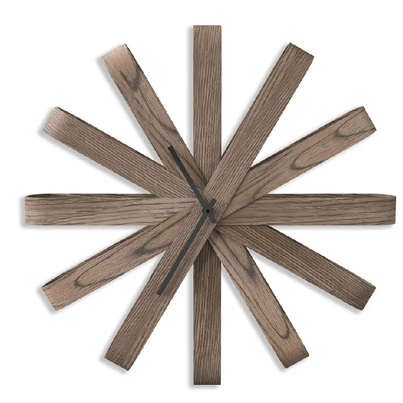 Contemporary ceramic wall shelf-Ribbonwood Wall Clock