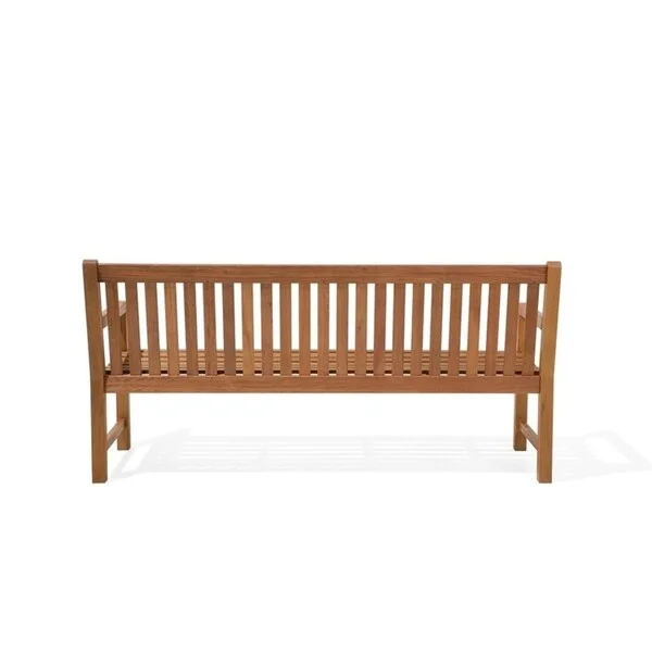 Unique farmhouse wall plaque-Garden Bench with Grey and Beige Cushion JAVA