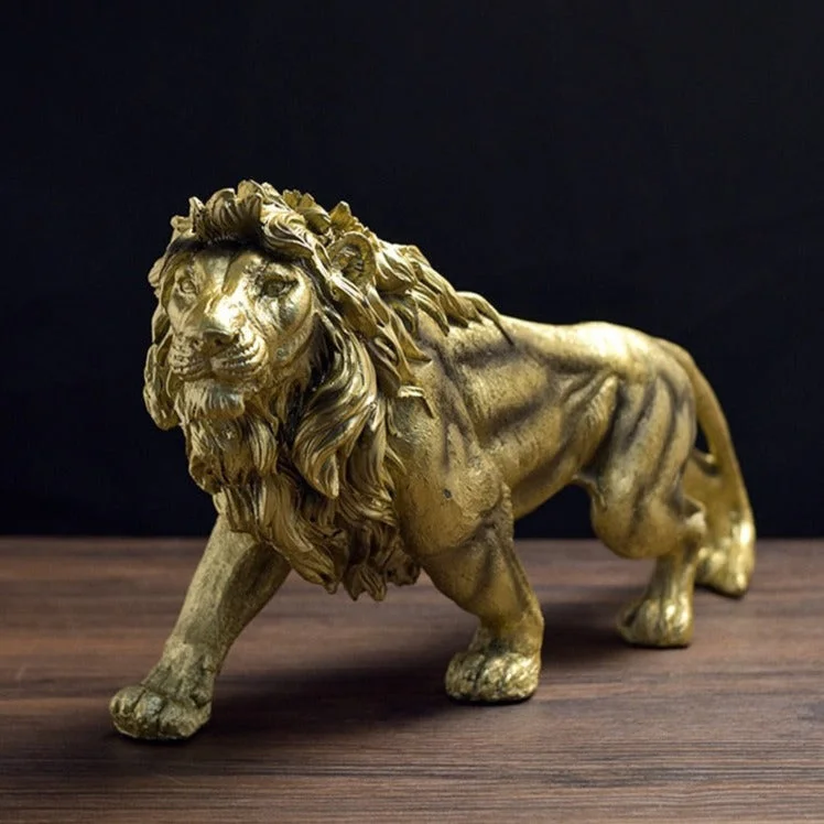 Unique industrial wall vase-ArtZ® Lion Sculpture