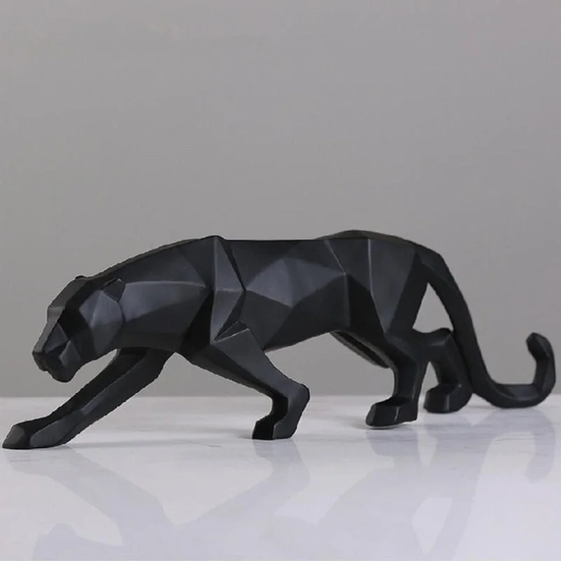 Modern steel wall shelf-ArtZ® Panther Sculpture