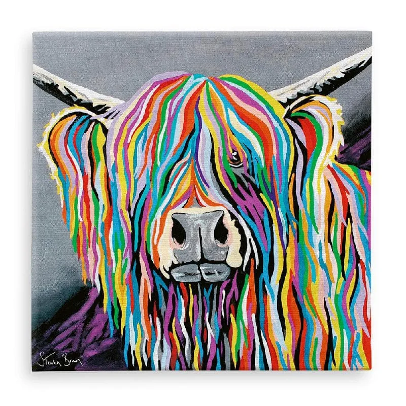 Minimalist gray shelf decor-Charlie McCoo - Canvas Prints