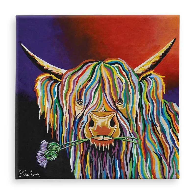 Small copper wall hook-Dougie McCoo - Canvas Prints