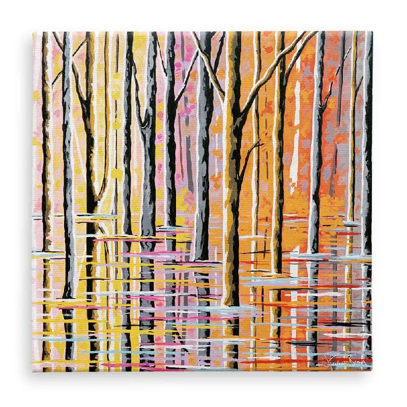 Large geometric wall art-Forest Of Loch Lomond - Canvas Prints