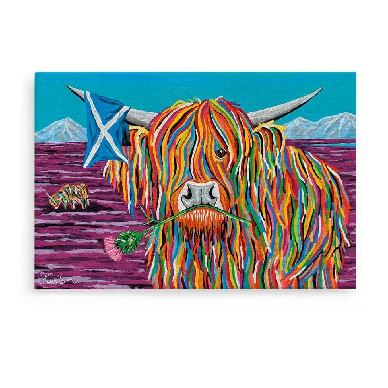 Large floral wall mirror-Hamish McCoo - Canvas Prints