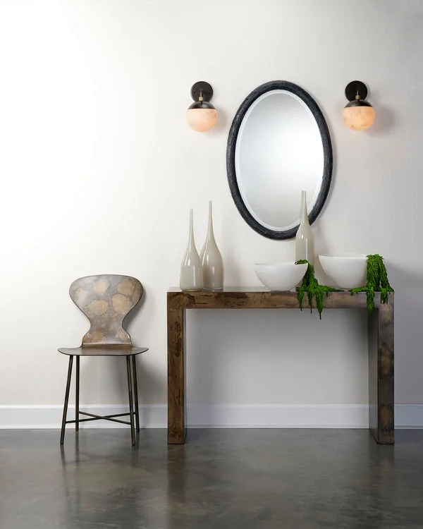 Modern acrylic wall art-January New Ovation Oval Mirror