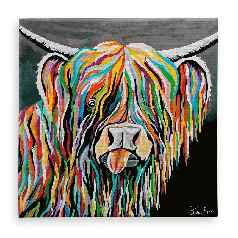 Contemporary glass wall art-Oor Senga McCoo - Canvas Prints