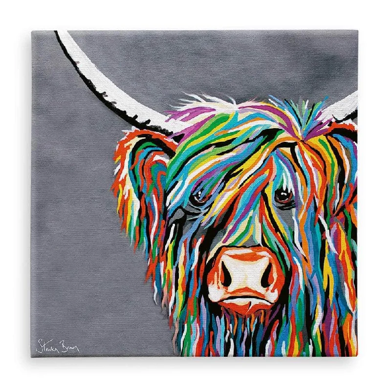 Elegant silk wall shelf-Rab McCoo - Canvas Prints