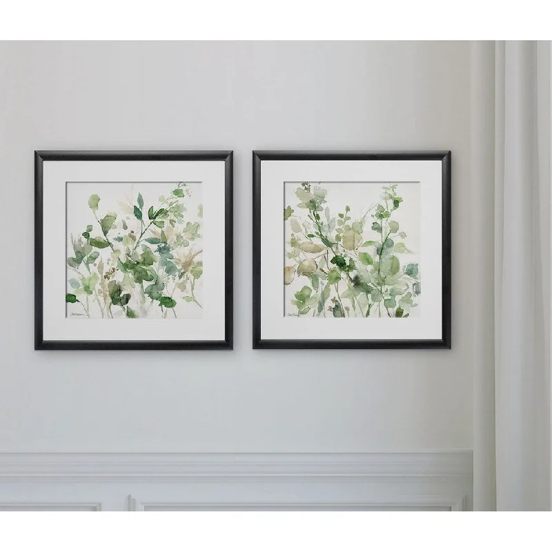 Large floral wall tapestry-Sage Garden -2 Piece Set