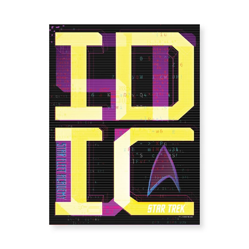 Contemporary matte wall shelf-Star Trek: IDIC Premium Matte Paper Poster