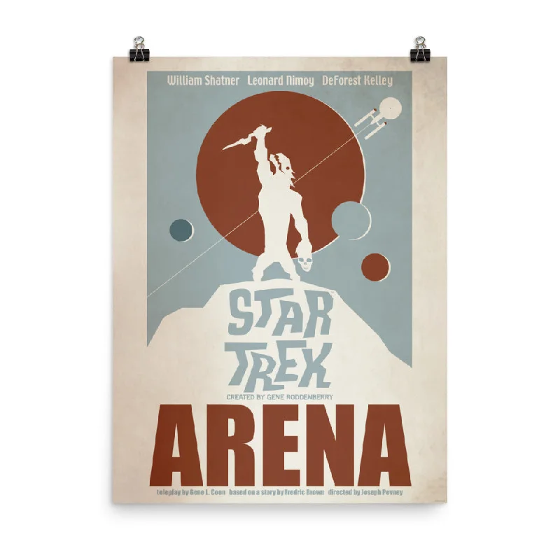 Small copper candle lantern-Star Trek: The Original Series Juan Ortiz Arena Satin Poster