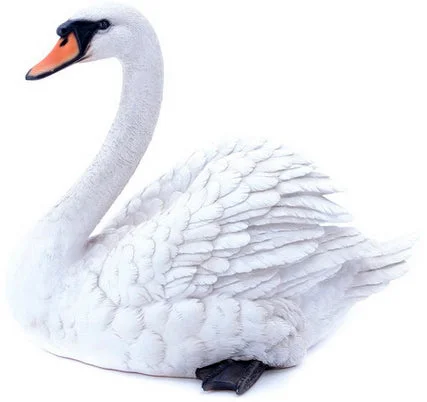 Unique industrial wall art-Swan Statue