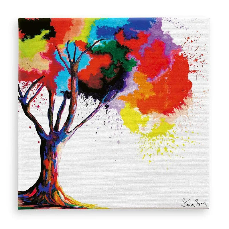 Small iron wall art-Tree Of Aura - Canvas Prints