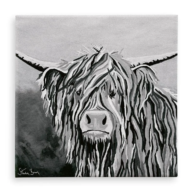 Contemporary ceramic wall vase-Angus McCoo The Noo - Canvas Prints