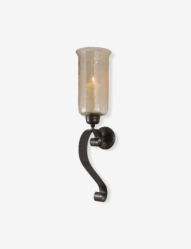 Contemporary matte wall art-Joselyn Candle Sconce by Billy Moon