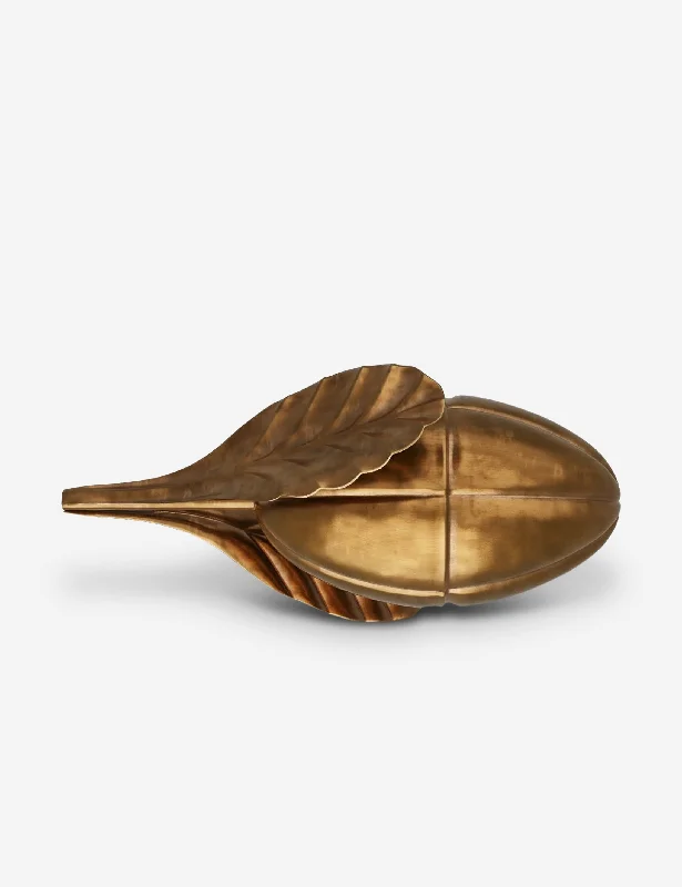 Modern brass wall hook-Pitaya Sculpture by Arteriors