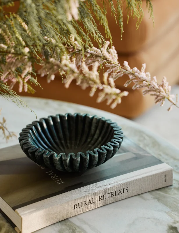 Small rattan wall art-Ruffle Bowl by Anastasio Home