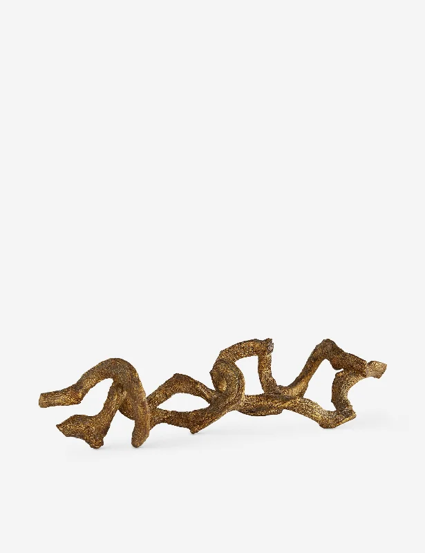 Modern brass wall plaque-Tanzania Sculpture by Arteriors