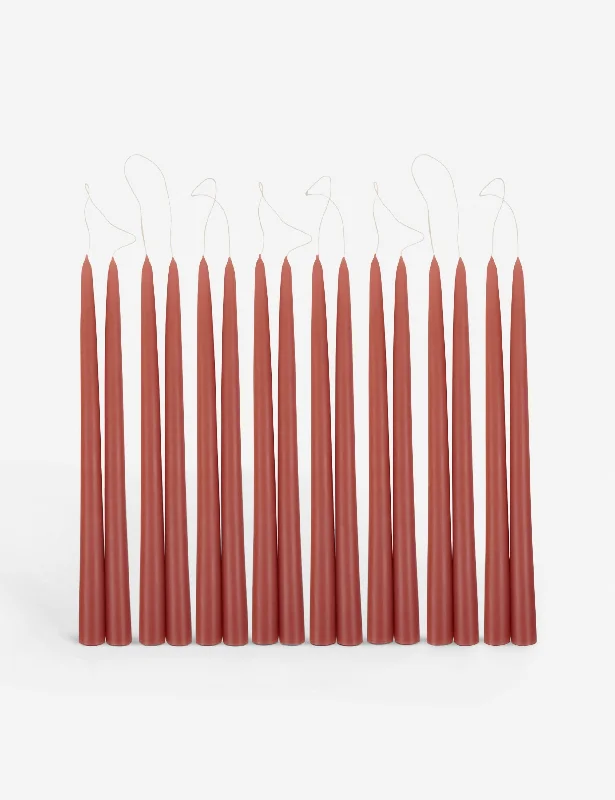 Modern acrylic wall art-Taper Candles, 12" (Set of 8 pairs)