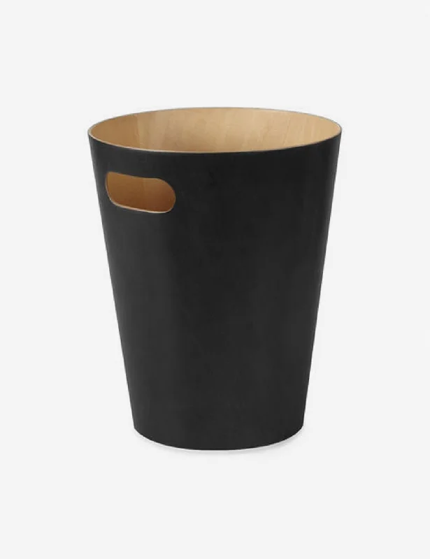 Modern brass wall tapestry-Zallie Trash Can